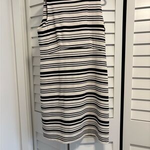 Ann Taylor factory Black and White Striped dress